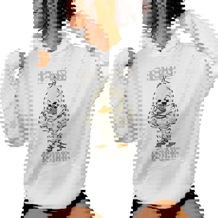 Release The Quackin Duck Gym Weightlifting Bodybuilder Women Hoodie |  Seseable CA