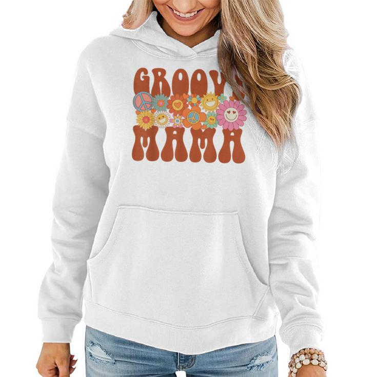 Retro Groovy Mama Matching Family Party Mother's Day Women Hoodie