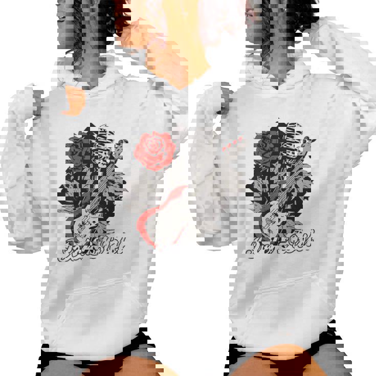 Rockabilly Rockabellaintage Rockera Rock & Roll Sin Mangas Sudadera con capucha para mujer
