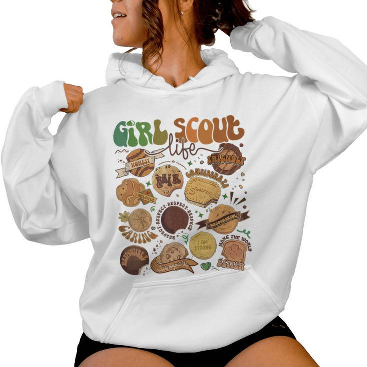 Scout Girl Cookie Dealer Girl Troop Leader Scout Dealer Women Hoodie