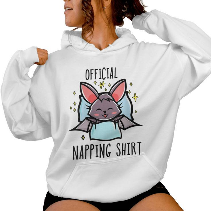 Sleeping Bat Pajamas Sleepyhead Women Hoodie