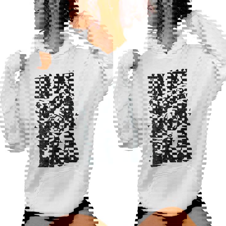 In My Soccer Mom Era Retro Soccer Mama Mother's Day Women Hoodie