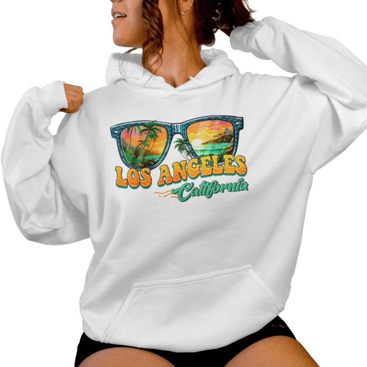 Summer Vacation Sunglasses Los Angeles California Women Women Hoodie