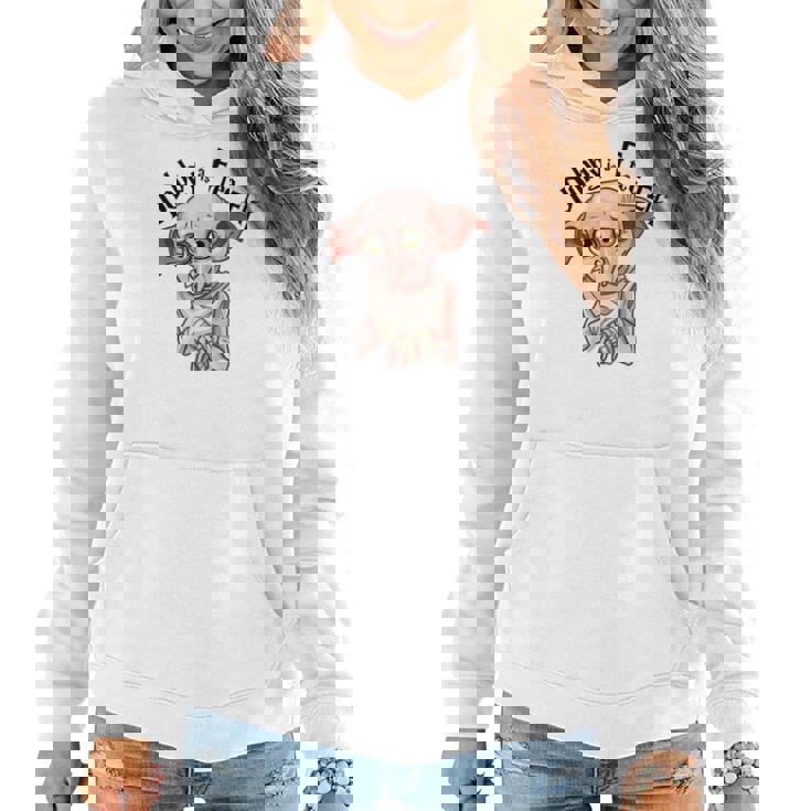 Sweat à capuche femme Dobby est un Elfe Libre, Illustration Harry Potter