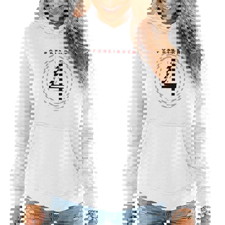 Sweat à capuche femme Foreigner 4, Design Album Rock pour Fans