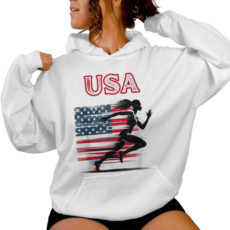 Usa Track And Field Girls Accessories Apparel Women Hoodie