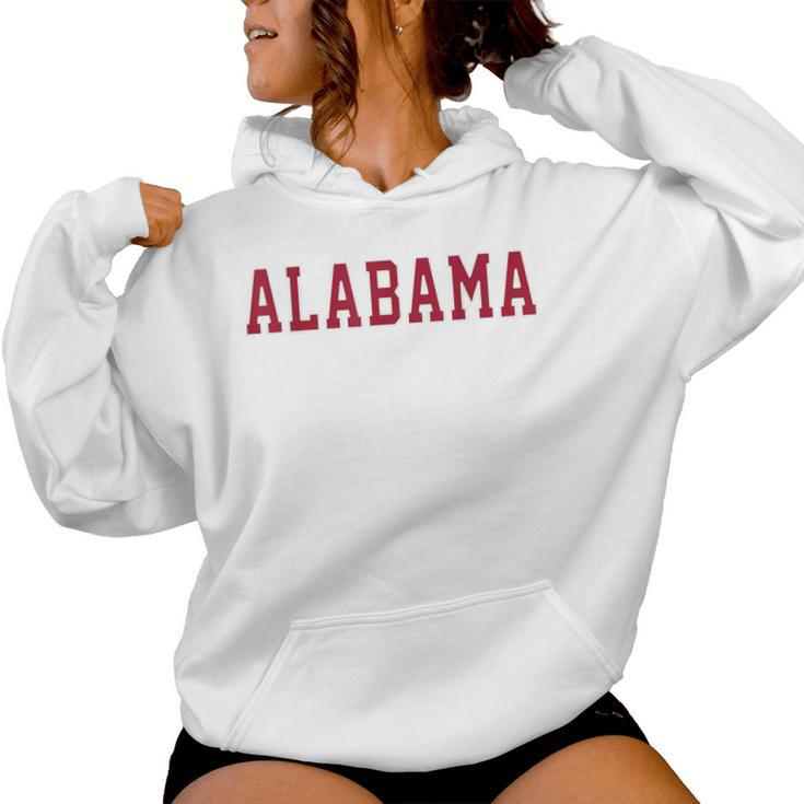 Vintage Alabama Alabama Retro Red Women Hoodie