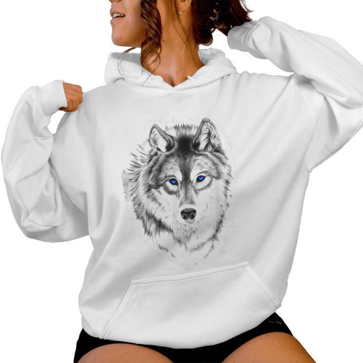 Vintage Wolf Wolf Lovers For Boys And Girls Women Hoodie