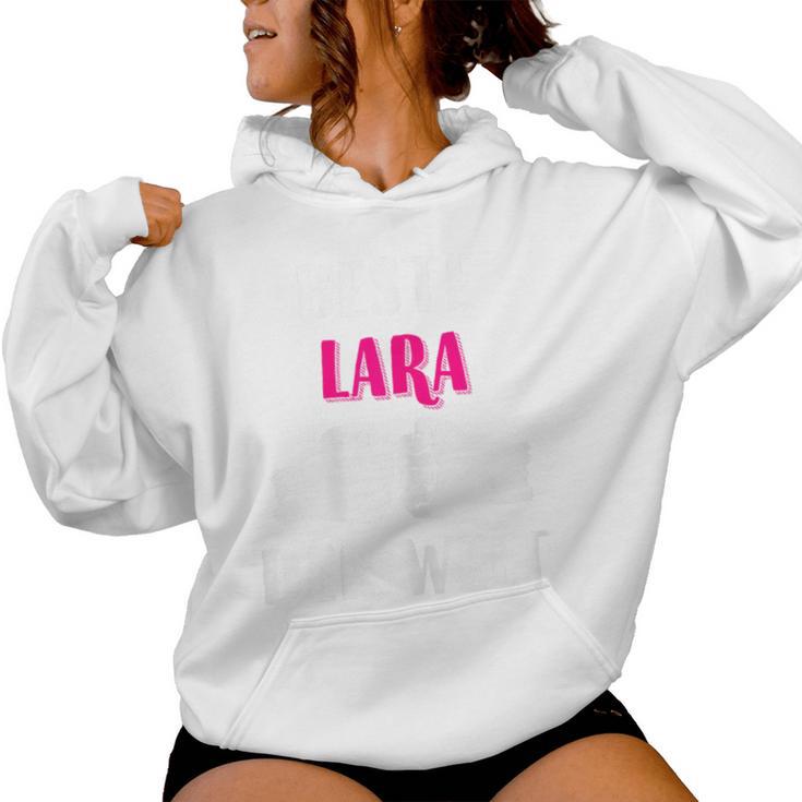 Women's Best Lara Der Welt Personalised First Name Kapuzenpullover für Damen