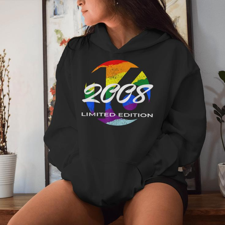 16Th Birthday Girl Boy 16 Years 2008 Vintage Women Hoodie Gifts for Her