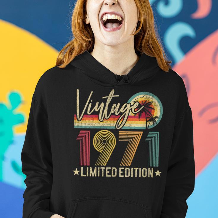 1971 Limited Edition Vintage 52Nd Birthday 52 Years Old Women Hoodie Gifts for Her