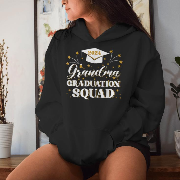 2024 Graduation Squad Grandma Congrats Grad Class Of 2024 Women Hoodie Gifts for Her