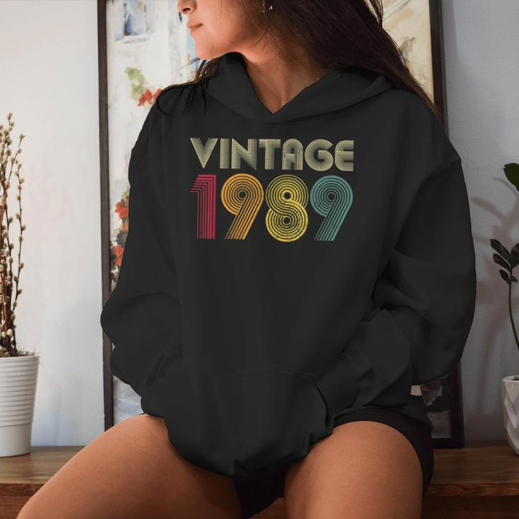 31Th Birthday Vintage 1989 Retro Mom Dad Women Hoodie Gifts for Her