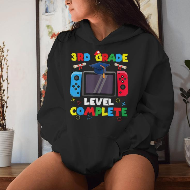 3Rd Grade Level Complete Graduation Class Of 2024 Boys Gamer Women Hoodie Gifts for Her