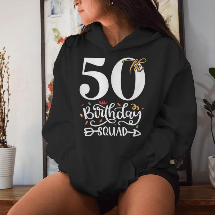 50Th Birthday Squad Party Women Hoodie Gifts for Her