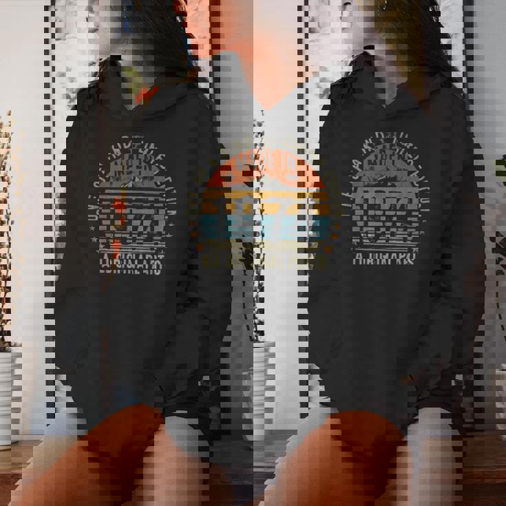 50Th Birthday Vintage 1974 Original Parts Women Hoodie Gifts for Her
