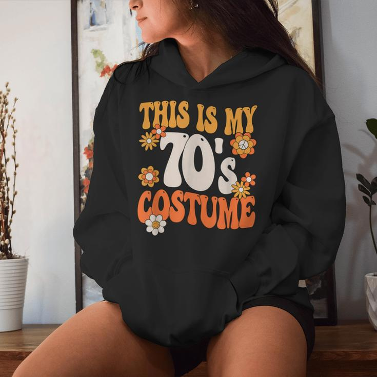 This Is My 70'S Costume Peace 70S Party Outfit Groovy Hippie Women Hoodie Gifts for Her
