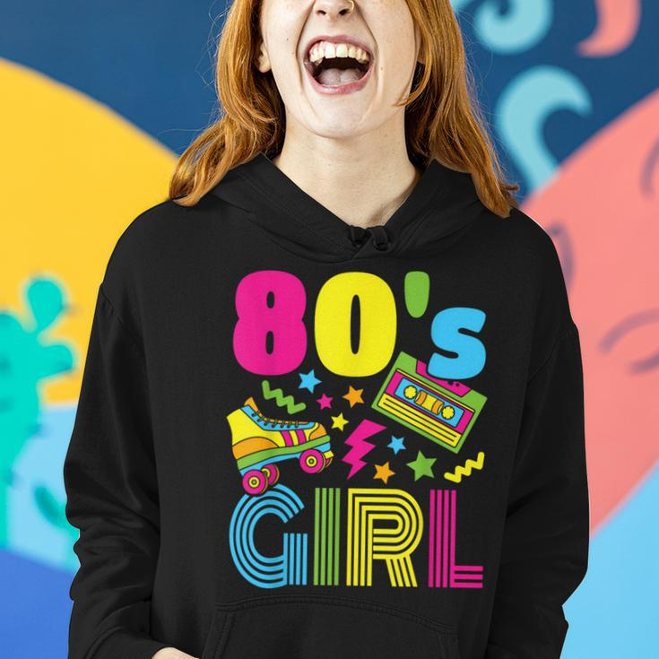 80S Girl 1980S Theme Party 80S Costume Outfit Girls Women Hoodie Gifts for Her