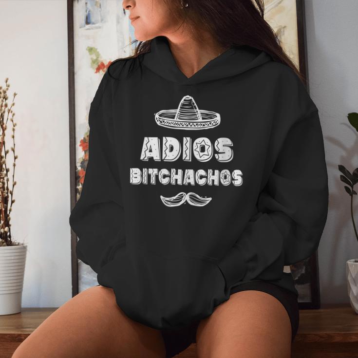 Adios Bitchachos Mexican Cinco De Mayo Drinking Women Hoodie Gifts for Her