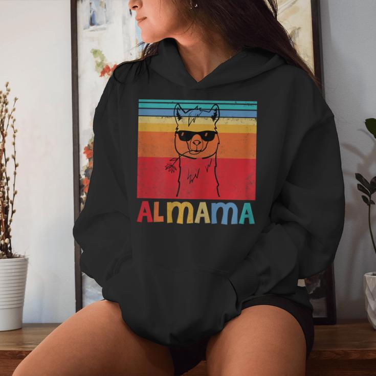 Almama Lama Lover Mama Neue Mutterintage Kapuzenpullover für Damen Geschenke für Sie