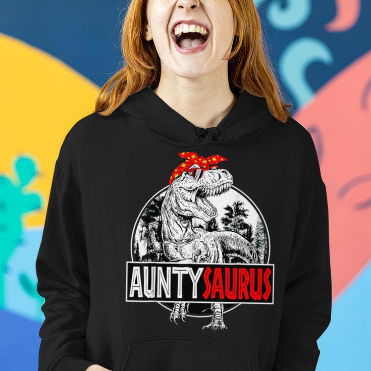 AuntysaurusRex Dinosaur Aunty Saurus Family Women Hoodie Gifts for Her