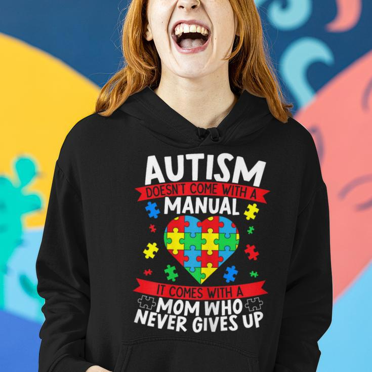 Autism Doesn't Come With A Manual Autism Mom Women Hoodie Gifts for Her