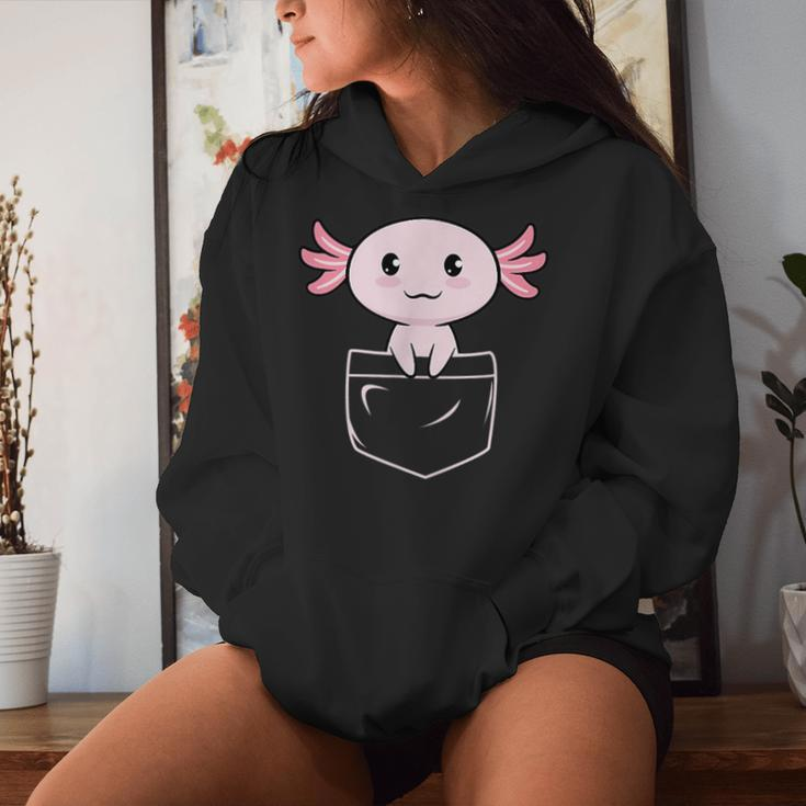 Axolotl Axolotl Pocket S Kapuzenpullover für Damen Geschenke für Sie