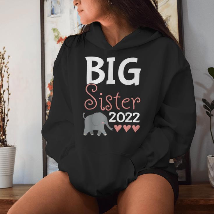 Become Big Sister 2022 Elephant Sis Women Hoodie Gifts for Her