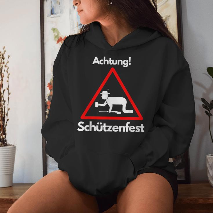 Beer Achtung Schützenfest Kapuzenpullover für Damen Geschenke für Sie