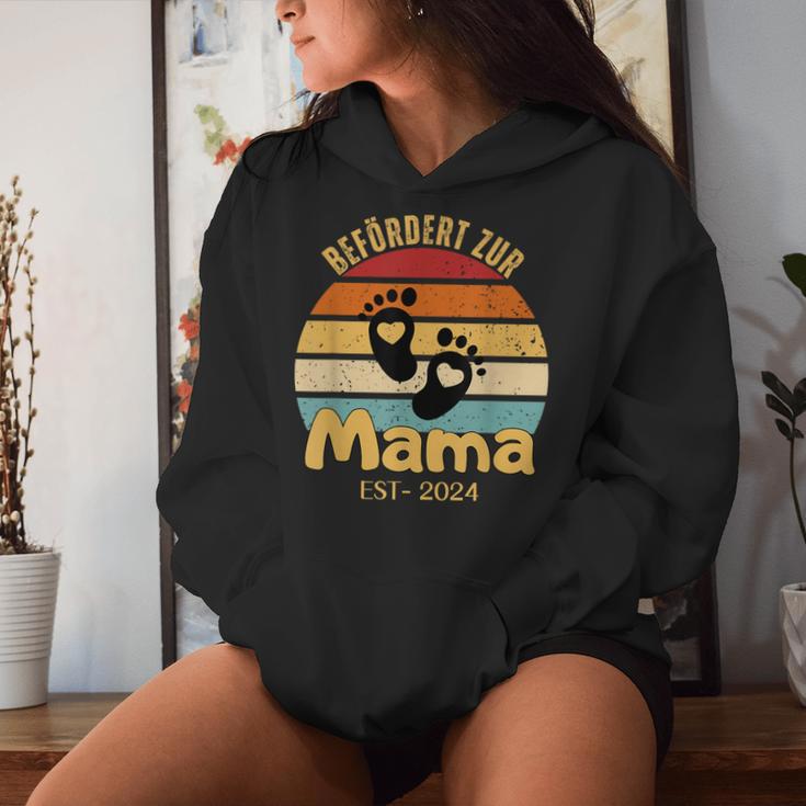 Befördert Zur Mama 2024 Ich Werde Mamaintage Kapuzenpullover für Damen Geschenke für Sie