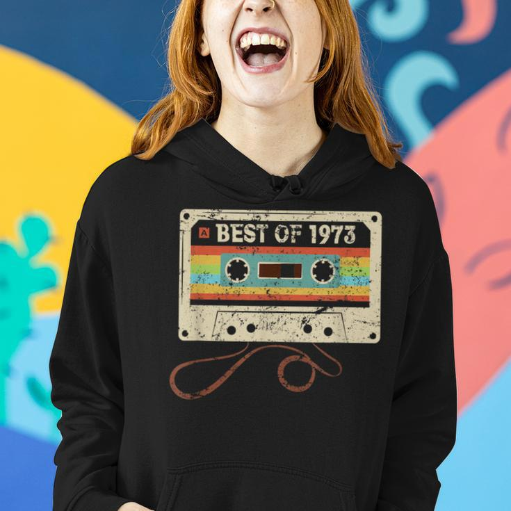 Best Of 1973 Vintage 50 Year Old 50Th Birthday Women Hoodie Gifts for Her