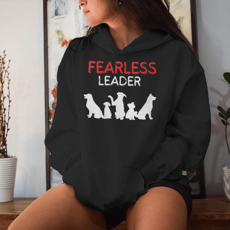 Best Dog Walker Dog Lover Dog Parent Alpha Fearless Leader Women Hoodie Gifts for Her