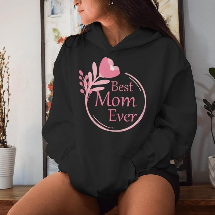 Best Mom Ever Beste Mama Der Welt Geburtstagsgeschenk Kapuzenpullover für Damen Geschenke für Sie