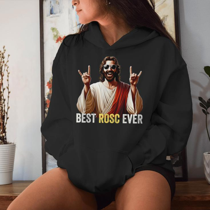 Best Rosc Ever Easter Nurse Doctor Surgeon Jesus Rock On Women Hoodie Gifts for Her