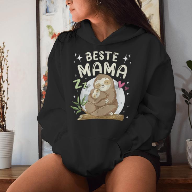 Beste Mama Faultier Mutter Mit Kind Muttertag Kapuzenpullover für Damen Geschenke für Sie