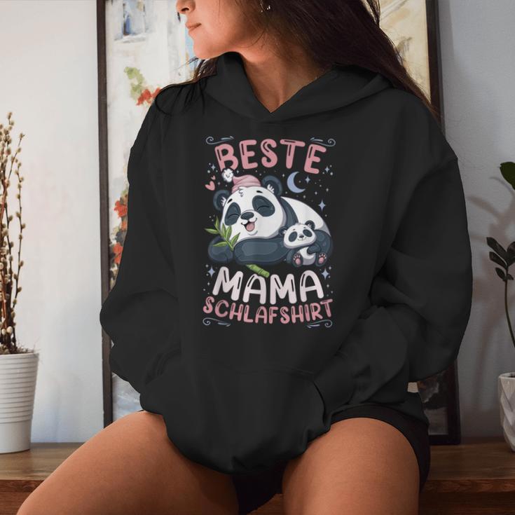 Beste Mama Schlaf Panda-Bär Mit Kind Mutter Kapuzenpullover für Damen Geschenke für Sie