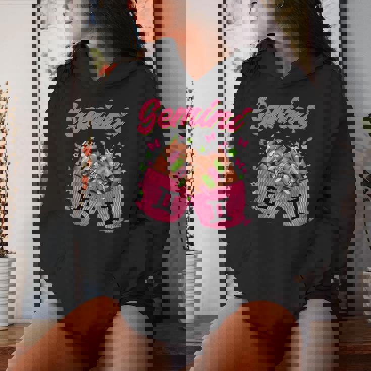 Black Nails Zodiac Birthday Gemini Queen Women Hoodie Gifts for Her