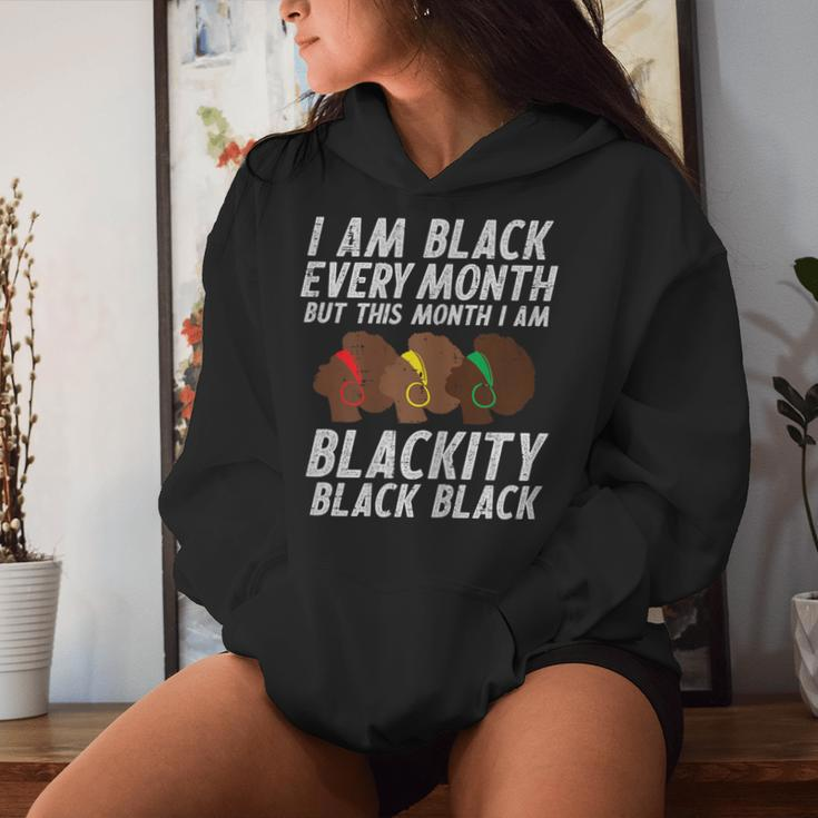 I Am Blackity Black Afro Woman African Pride History Women Women Hoodie Gifts for Her