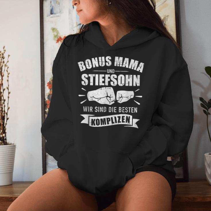 Bonus Mama Und Stiefsohn Beste Komplizen Saying Kapuzenpullover für Damen Geschenke für Sie