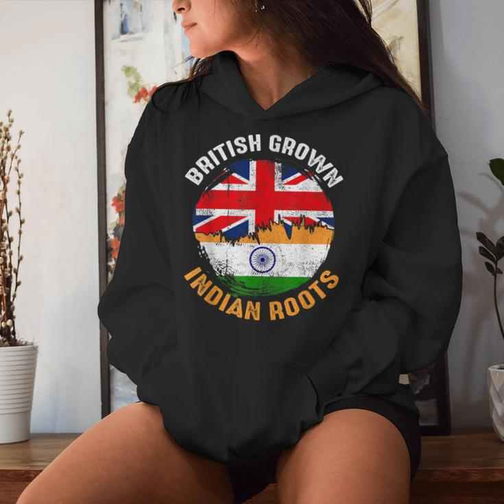 British Grown Indian Roots Vintage Flags For Women Women Hoodie Gifts for Her