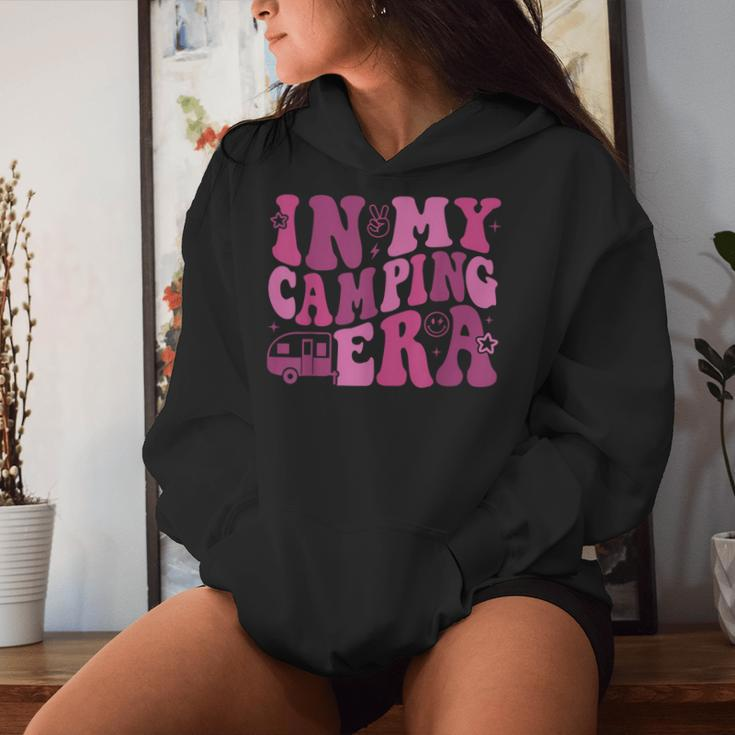 In My Camping Era Retro Pink Groovy Style For Women Women Hoodie Gifts for Her