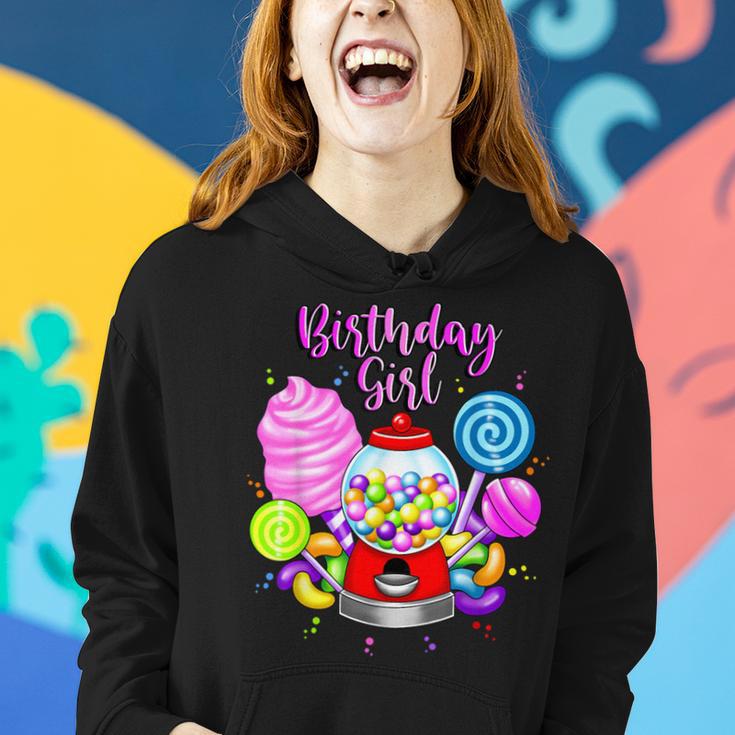 Candy Machine Birthday Girl Sweet Candyland Matching Family Women Hoodie Gifts for Her