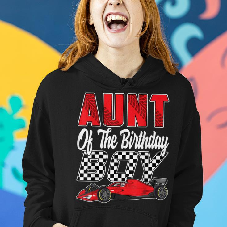 Car Racing Aunt Of The Birthday Boy Formula Race Car Women Hoodie Gifts for Her