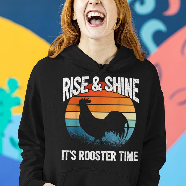 Chicken Farmer & Chicken Lover Rooster Women Hoodie Gifts for Her