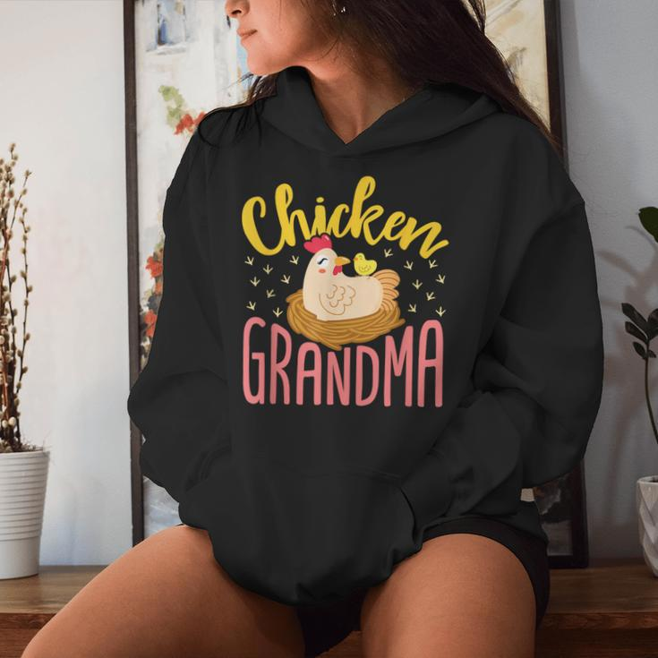 Chicken Grandma Farmer Lady Chickens Farm Animal Hen Women Hoodie Gifts for Her