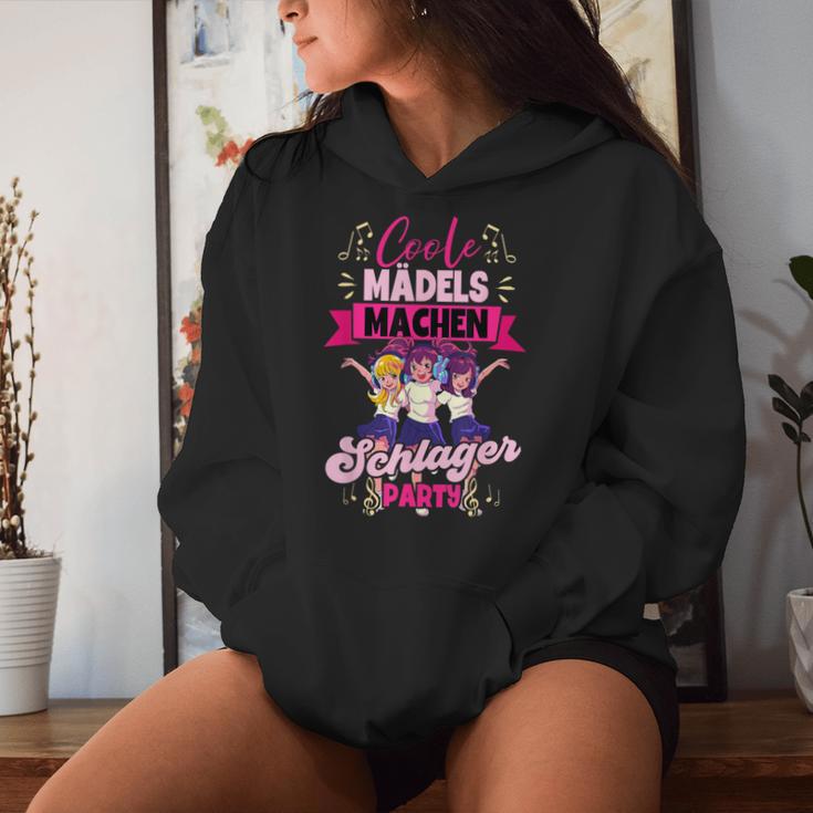 Cool Girls Make Schlager Kapuzenpullover für Damen Geschenke für Sie