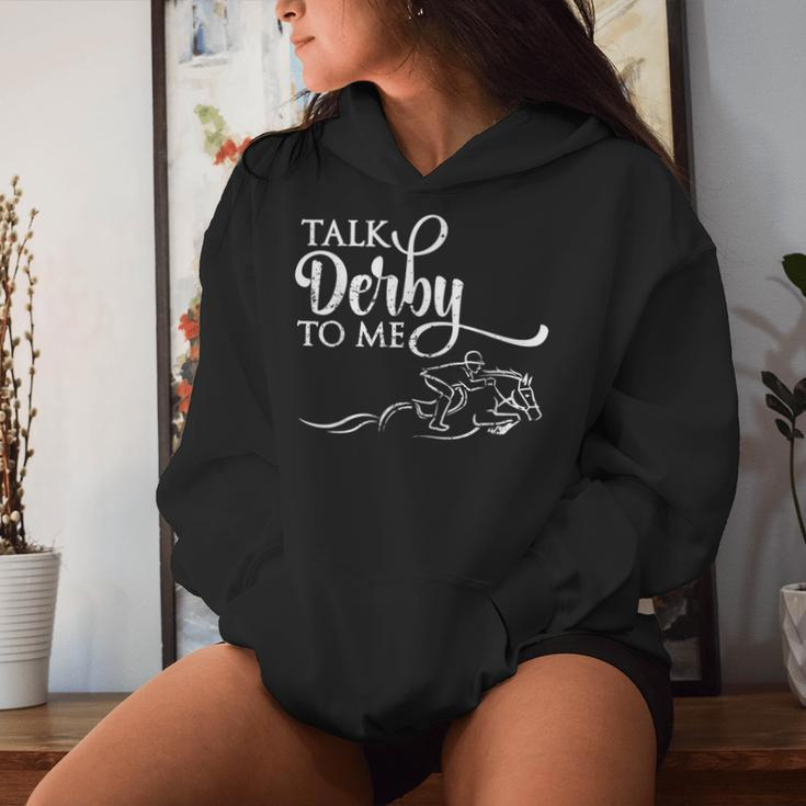 Cool Horse Racing Derby Race Owner Lover Women Hoodie Gifts for Her