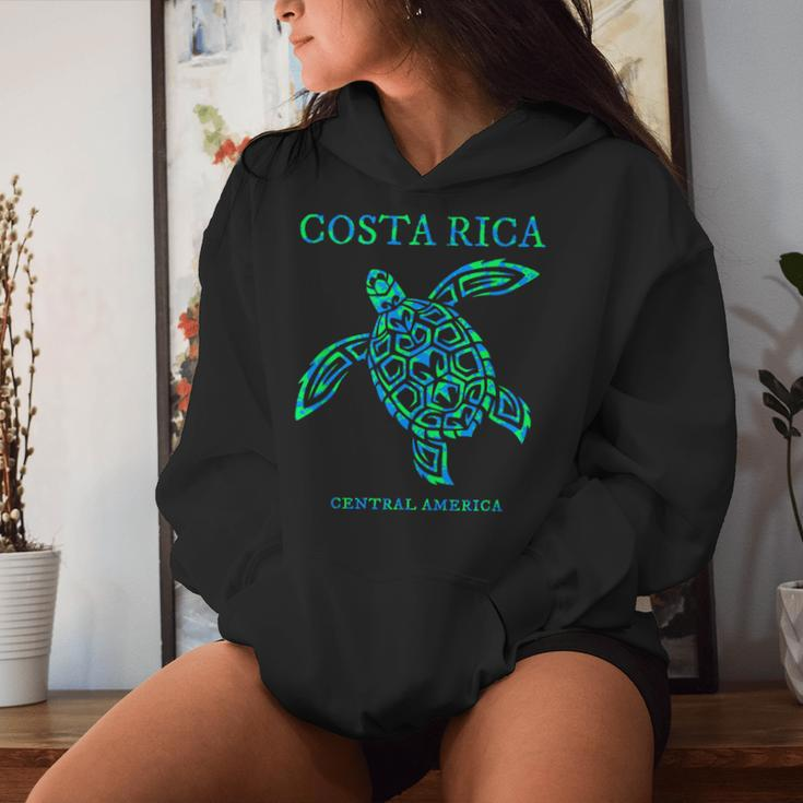 Costa Rica Sea Turtle Retro Boy Girl Vacation Souvenir Women Hoodie Gifts for Her