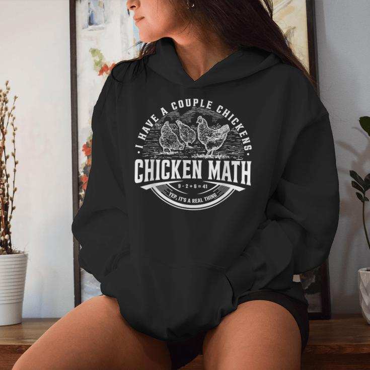 I Have A Couple Chickens Chicken Math Farmer Women Hoodie Gifts for Her