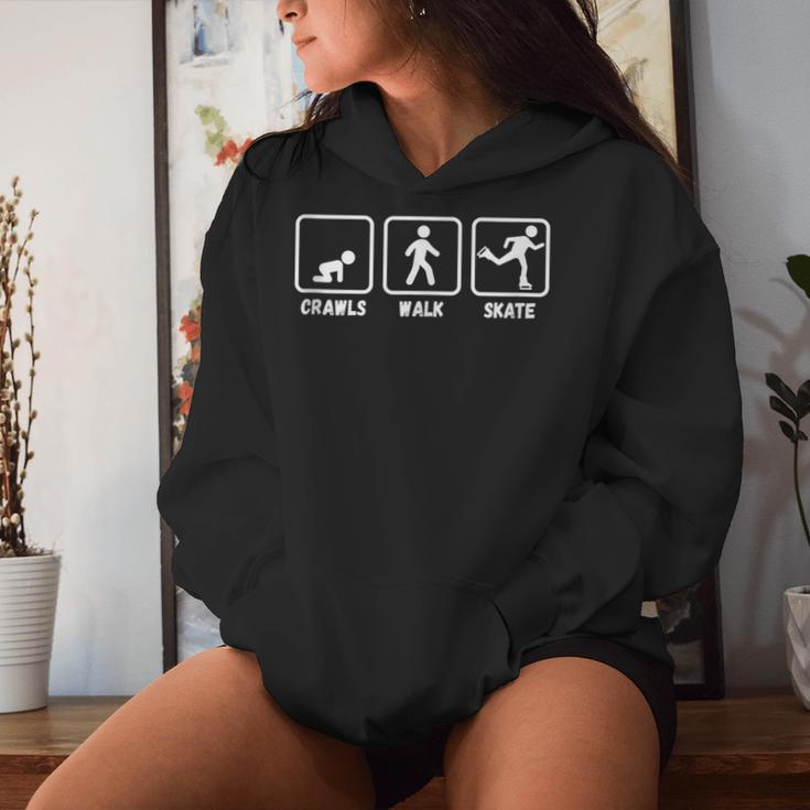 Crawl Walk Skate Ice Skating For Figure Skating Women Women Hoodie Gifts for Her